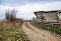 Rural road , countryside view, small village