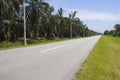 Rural road highway for speed drive journey Royalty Free Stock Photo