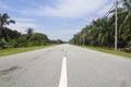 Rural road highway for speed drive journey Royalty Free Stock Photo