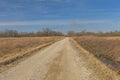 Rural Road Through a Prairie Wetland