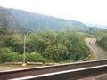 A rural road in Shillong also known as Scotland of northeast