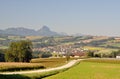 Rural road in Steyr Land. Austria