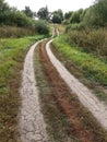 Rural Road. Rural Village Landscape Royalty Free Stock Photo