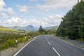 Rural roadtrip views of Skye island highlands Royalty Free Stock Photo