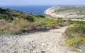 Rural rocky road in Koufonissi island