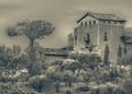 Rural Rome Scen Photo Illustration