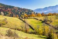 Rural scene on autumn valley