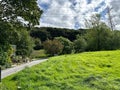 Rural scene near, Cliffe Villas, Cottingley, Yorkshire, UK Royalty Free Stock Photo