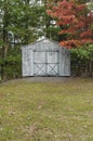 Rural Shed Early Autumn Royalty Free Stock Photo