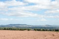 Springtime agricultural landscape in the British countryside.