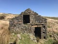 Rural stone abandoned farm building uk Royalty Free Stock Photo