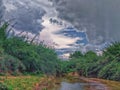 Rural stream in San Pedro Apostal, Oaxaca. Unmapped. Travel in Mexico.