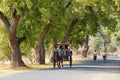 Rural street in Bagan Royalty Free Stock Photo