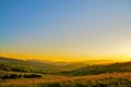 Rural sunset Royalty Free Stock Photo