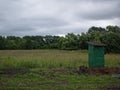 Rural toilet on the outskirts of the village