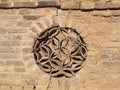 The rural traditional courtyard wall decoration