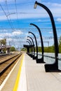 Rural train station Royalty Free Stock Photo