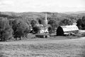 Rural Vermont small town Peachem Royalty Free Stock Photo