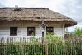 Polish village.Cattage village landscape in Poland. Royalty Free Stock Photo