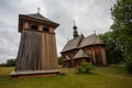 Old ,wooden church in Polish countryside.