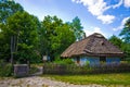 Rural village old house in southern Poland Royalty Free Stock Photo