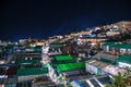 Rural Village Under the Starry Night in Kyaikto