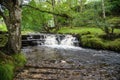 Rural waterfall in Yorkshire Royalty Free Stock Photo