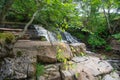 Rural waterfall in Yorkshire Royalty Free Stock Photo