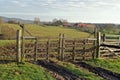 Rural winter landscape