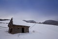 Rural winter scenery