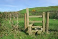 Rural Wooden Stile Royalty Free Stock Photo