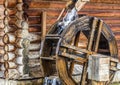 Rural wooden watermill Royalty Free Stock Photo