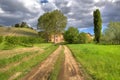 Ruras scene. Piedmont, Northern Italy. Royalty Free Stock Photo