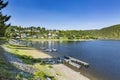 Rurberg Bay at Lake Rursee, Germany