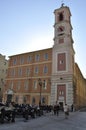 Nice, 5th september: Rusca Palace and Clock Tower building in the Old Town of Nice France