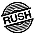 Rush black stamp