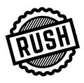 Rush black stamp