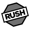 Rush black stamp