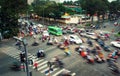Rush hour in Ho Chi Minh City, Vietnam