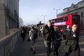 Rush hour on London Bridge