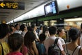 Rush hour in Shanghai Metro