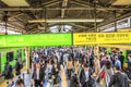 Rush hour Shinjuku Station