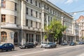 Rush Hour Traffic Downtown Of Bucharest City