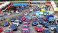 Rush hour traffic in hong kong