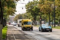 Rush Hour Traffic On Universitatsring Street Royalty Free Stock Photo