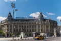 Rush Hour Traffic In University Square Of Bucharest Royalty Free Stock Photo