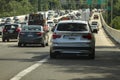 Rush hour at the washington dc beltway Royalty Free Stock Photo