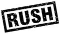 rush stamp Royalty Free Stock Photo