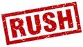 rush stamp Royalty Free Stock Photo