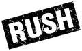 rush stamp Royalty Free Stock Photo